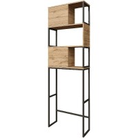 Стеллаж 1MarKa Grunge Loft 66 Ц0000005249 над стиральной машиной Дуб вотан