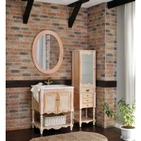 Пенал напольный персик Atoll Флоренция