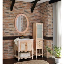 Пенал напольный персик Atoll Флоренция