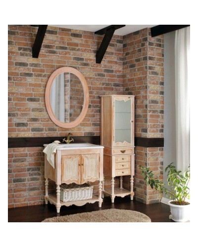 Пенал напольный персик Atoll Флоренция