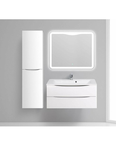 Шкаф пенал BelBagno Fly-Marino 40 L FLY-MARINO-1500-2A-SC-BL-P-L подвесной Bianco Lucido