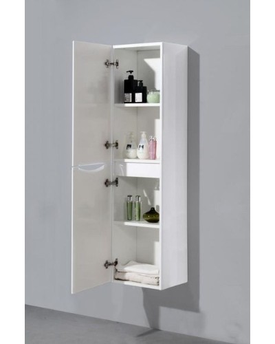 Шкаф пенал BelBagno Ancona-N 40 ANCONA-N-1500-2A-SC-BL-L подвесной Bianco Lucido