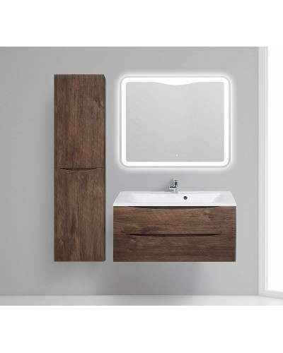 Шкаф пенал BelBagno Fly-Marino 40 L FLY-MARINO-1500-2A-SC-RW-P-L подвесной Rovere Moro