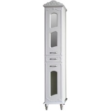 Пенал напольный белый глянец Atoll Мастер и Маргарита