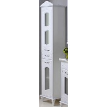 Пенал напольный белый глянец Atoll Мастер и Маргарита