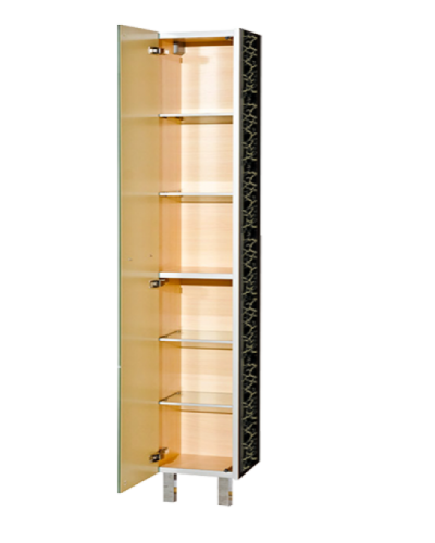 Джулия - 35 Пенал левый КРАКОЛЕТ черный