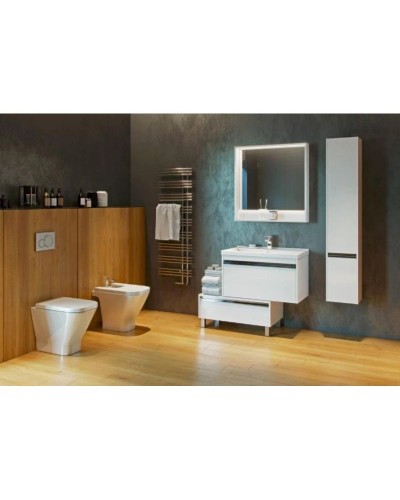 Пенал подвесной белый глянец R Акватон Капри 1A230503KP01R