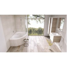 Шкаф пенал Ravak Rosa II 35 X000000929 подвесной Капучино Белый