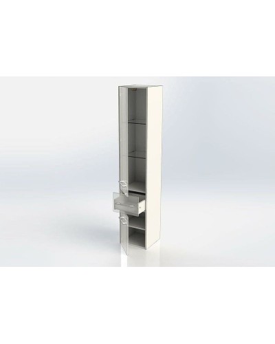 Шкаф пенал Aquanet Августа 35 L 245754 подвесной Белый