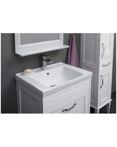 Шкаф пенал Aquanet Денвер 36 R 199214 подвесной Белый