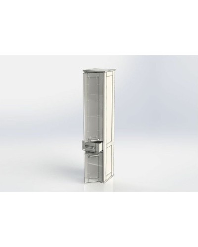 Шкаф пенал Aquanet Денвер 36 R 199214 подвесной Белый