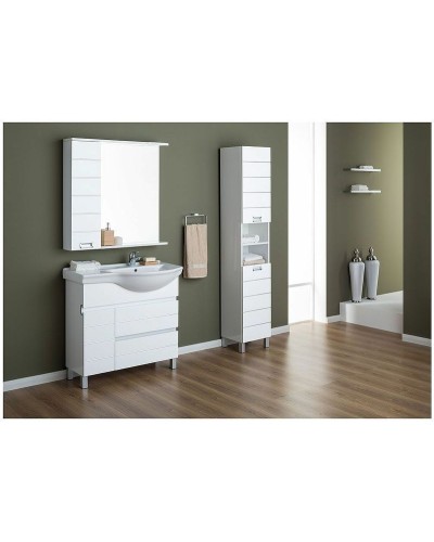 Шкаф пенал Aquanet Доминика 35 R 170802 Белый