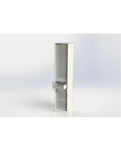 Шкаф пенал Aquanet Модена 35 R 196967 подвесной Белый