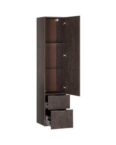 Шкаф пенал Aquanet Эвора 40 R 182999 подвесной Дуб антик