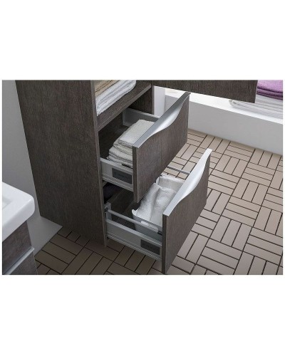 Шкаф пенал Aquanet Эвора 40 R 182999 подвесной Дуб антик