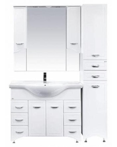 Дрея - 35 Пенал 2 ящ./ Б/К белая эмаль прав.