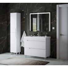 Шкаф пенал Corozo Юта 35 SD-00000911 Белый