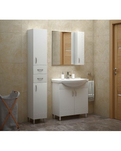 Шкаф пенал Corozo Олимп 30 SD-00000693 Белый