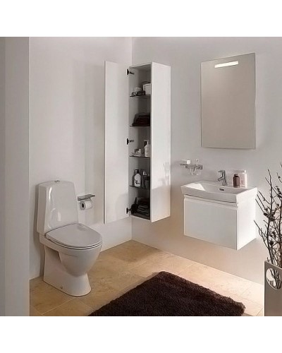 Шкаф пенал Laufen Case 35 L 4.0202.1.075.463.R подвесной Белый матовый