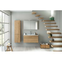 Шкаф пенал Jacob Delafon Sherwood 40 L EB1836LRU-P6 подвесной Натуральный дуб