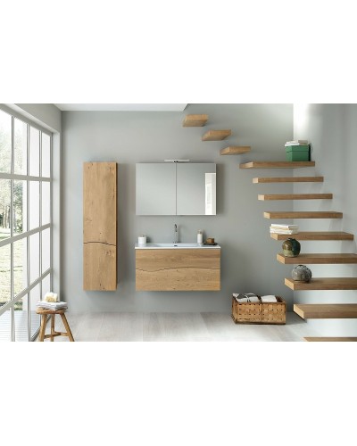 Шкаф пенал Jacob Delafon Sherwood 40 L EB1836LRU-P6 подвесной Натуральный дуб