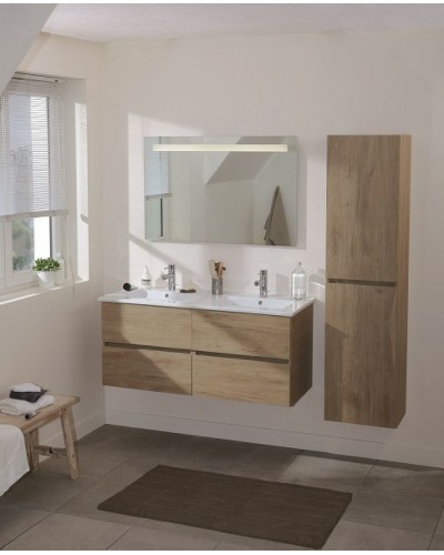 Шкаф пенал Jacob Delafon Tolbiac 40 EB2385-E75 подвесной Дуб давос