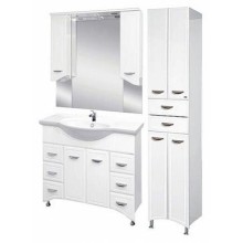 Дрея - 40 Пенал 2 ящ. белая эмаль