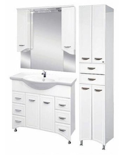 Дрея - 40 Пенал 2 ящ. белая эмаль