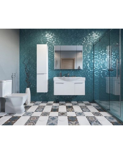 Пенал подвесной белый глянец R Акватон Беверли 1A235403BV01R