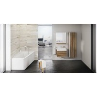 Шкаф пенал Ravak SB 10° 45 X000000753 подвесной Темный орех