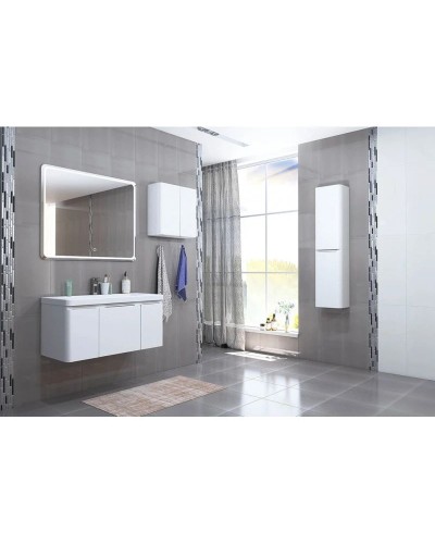 Пенал подвесной белый глянец Акватон Шерилл 1A206503SH010