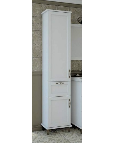 Шкаф пенал Эстет Bali Classic 42 L ФР-00002157 Белый