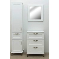 Шкаф пенал Эстет Bali Classic 42 L ФР-00002157 Белый