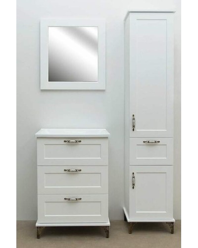 Шкаф пенал Эстет Bali Classic 42 R ФР-00002158 Белый