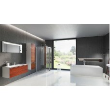 Шкаф пенал Ravak Clear 40 R X000000764 подвесной Белый Вишня