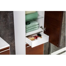 Шкаф пенал Ravak Clear 40 R X000000763 подвесной Белый