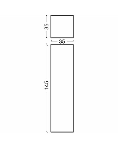 Шкаф пенал Boheme Armadi Art NeoArt 35 834-CP подвесной Cappucino
