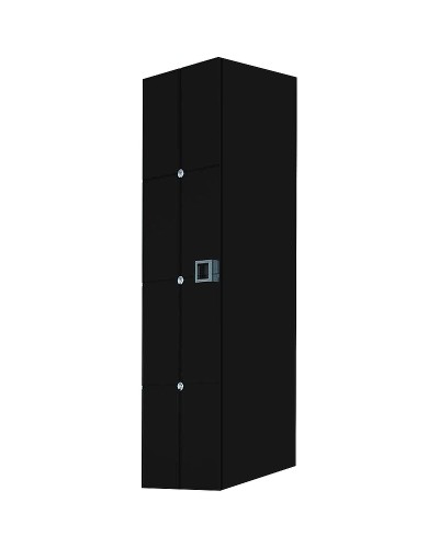 Шкаф пенал Boheme Armadi Art Vallessi Avantgarde Piazza 35 844-BCR подвесной Черный Хром