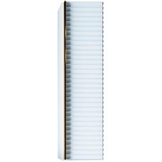 Шкаф пенал Boheme Armadi Art Vallessi Avantgarde Canale 35 846-WG подвесной Белый Золото