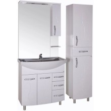 Пенал напольный белый ASB-Mebel Грета