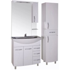 Пенал напольный белый ASB-Mebel Грета