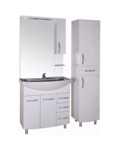 Пенал напольный белый ASB-Mebel Грета