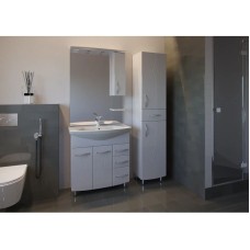 Пенал напольный белый ASB-Mebel Грета