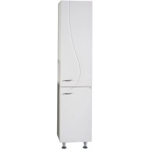 Пенал напольный белый ясень ASB-Mebel Альфа