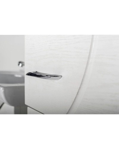 Пенал напольный белый ясень ASB-Mebel Альфа