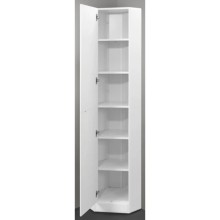 Пенал напольный угловой белый глянец L Belux Адажио ПУ 38