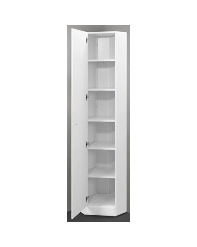 Пенал напольный угловой белый глянец L Belux Адажио ПУ 38