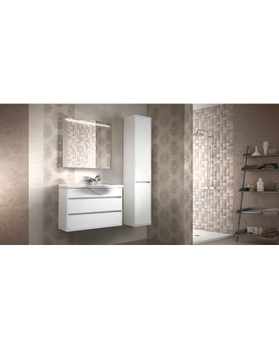 Пенал подвесной белый глянец L Belux Лира ПН 30