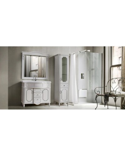 Пенал напольный белый глянец R Belux Каталония П 30-01