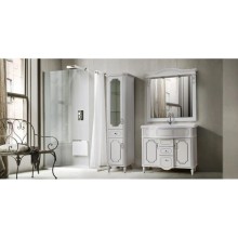 Пенал напольный белый глянец L Belux Каталония П 30-01